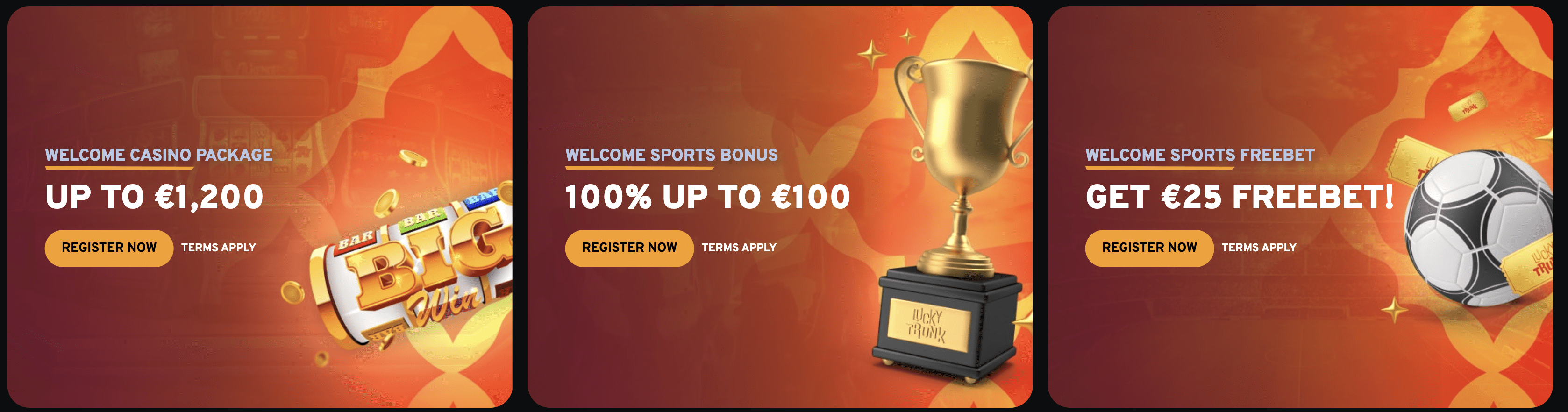 lucky trunk casino bonus